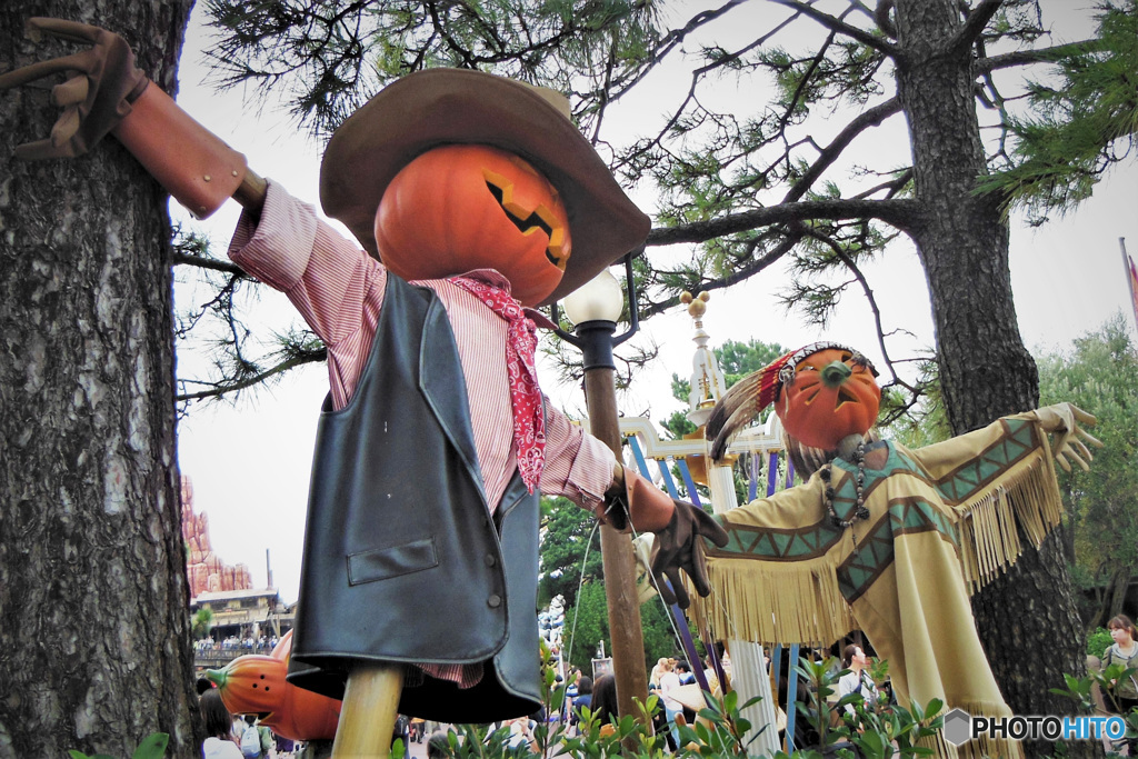思い出のハロウィン風景 案山子君 169