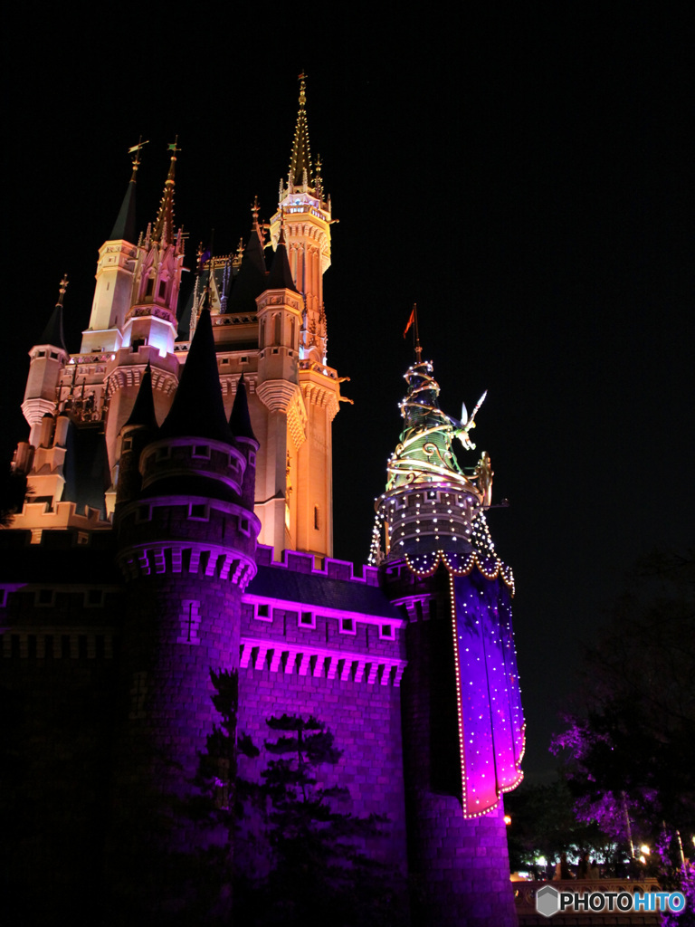 2008年秋 夜のシンデレラ城  905