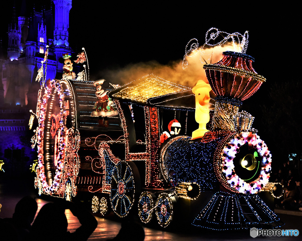 冬のTDL クリスマスの装い風景 1061