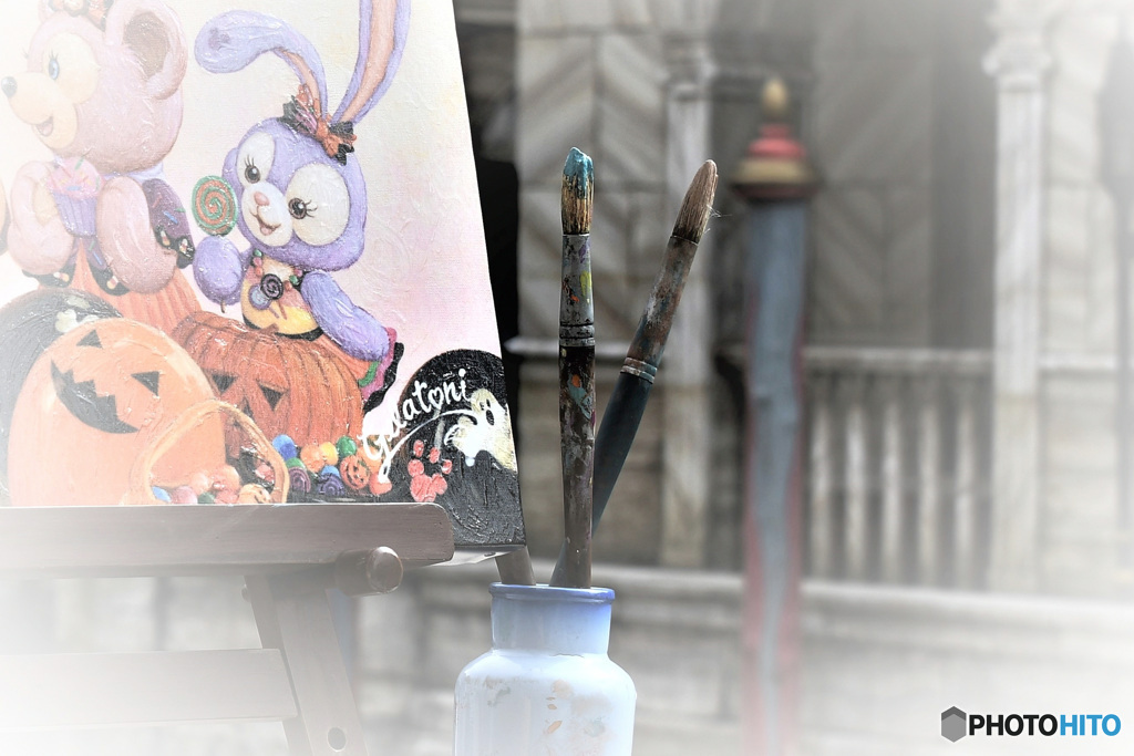 2017年のDisney Seaで ジェラトーニ画伯  630