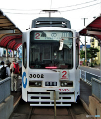 2008年に撮影 ⑦ 湯の川行の市電 