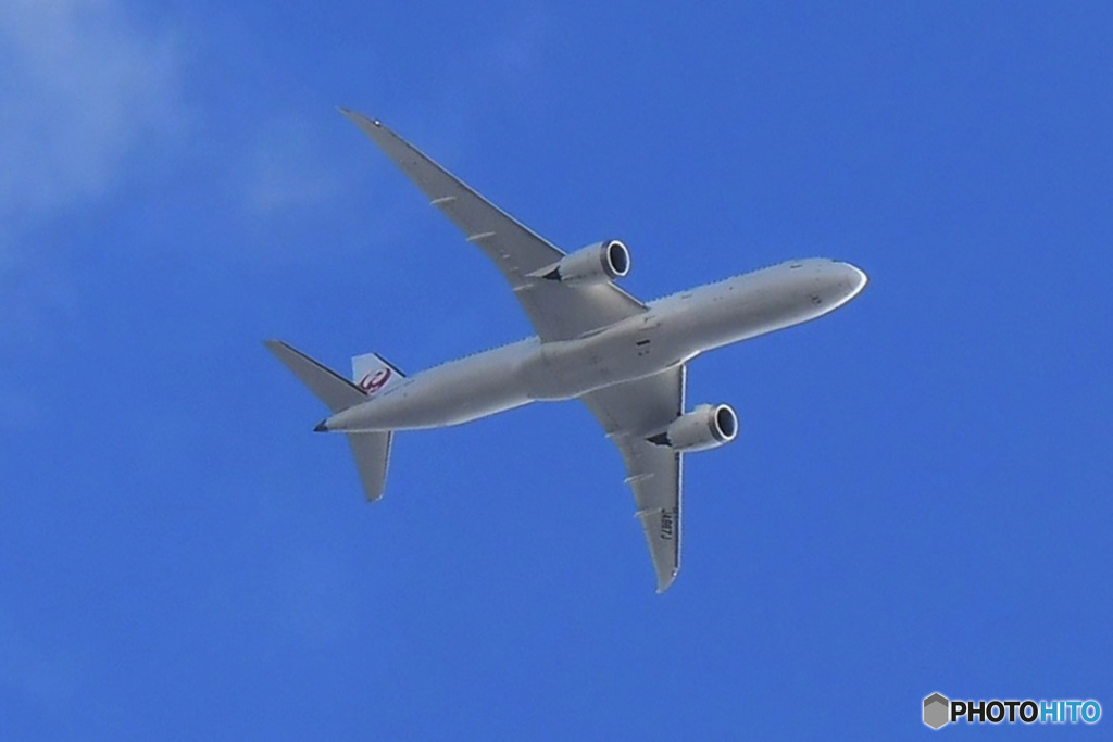 久し振りに家の上空を