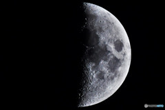 昨晩撮影した月 