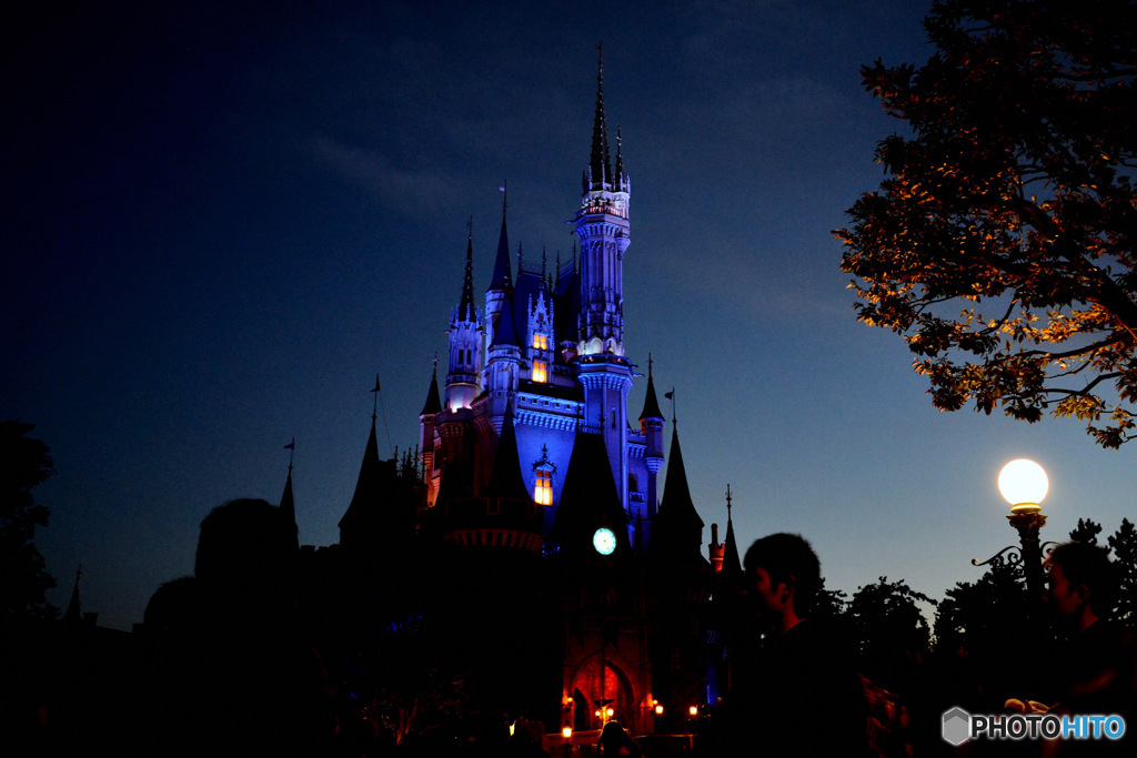 2014年 夕暮れ時のシンデレラ城
