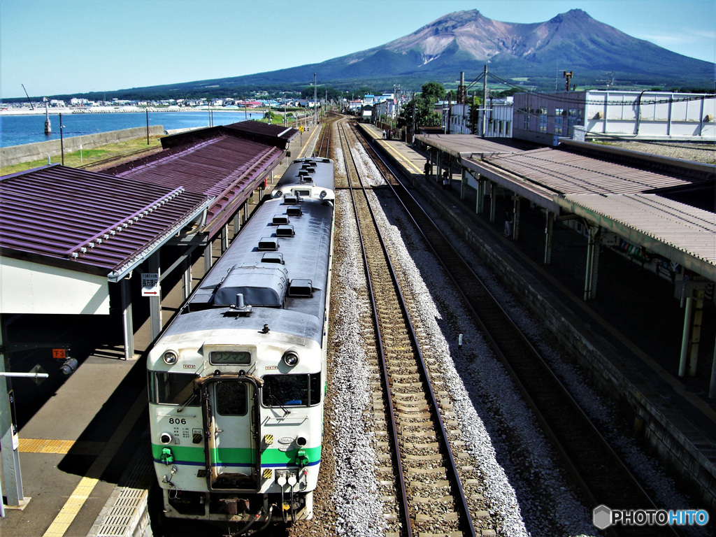 2008年に撮影 ③ 森駅にて  