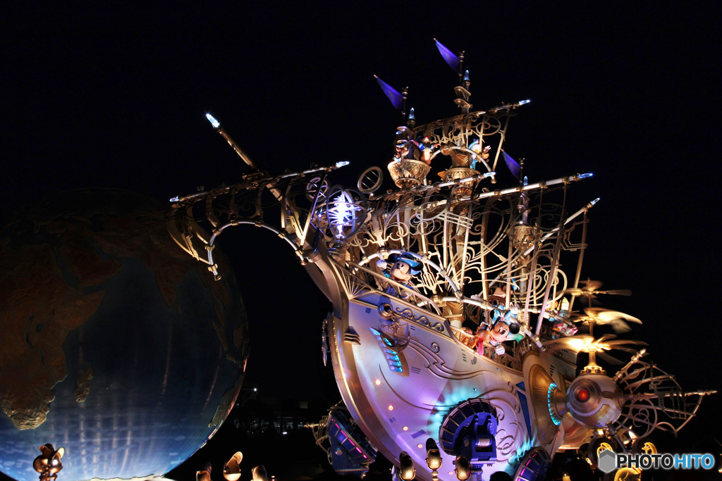 2016年Disney Sea夜の風景 780