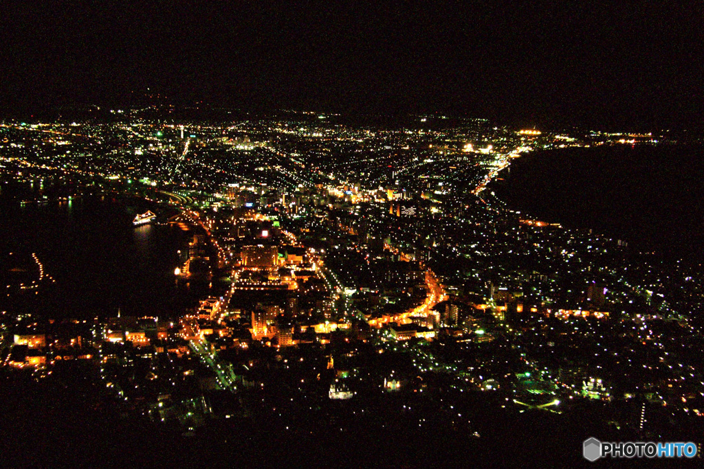 夜の函館一望