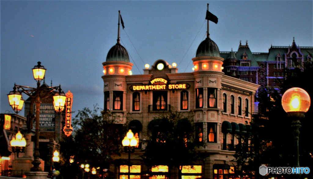 2007年夕景のDisney Sea風景  871