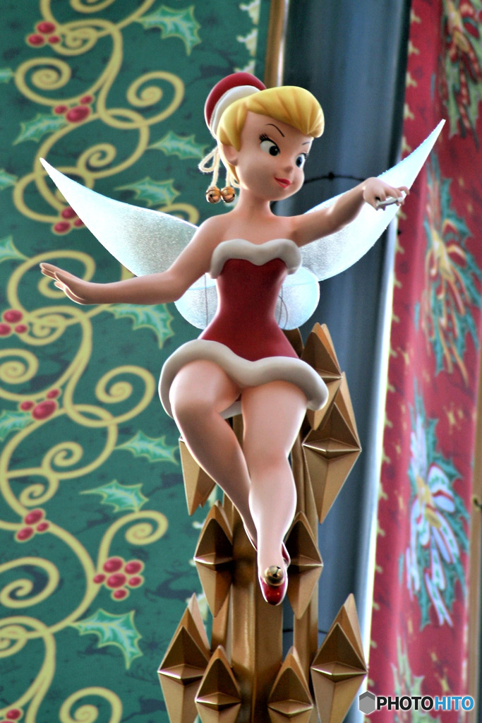 2007年の12月TDLで  (ティンカーベル)