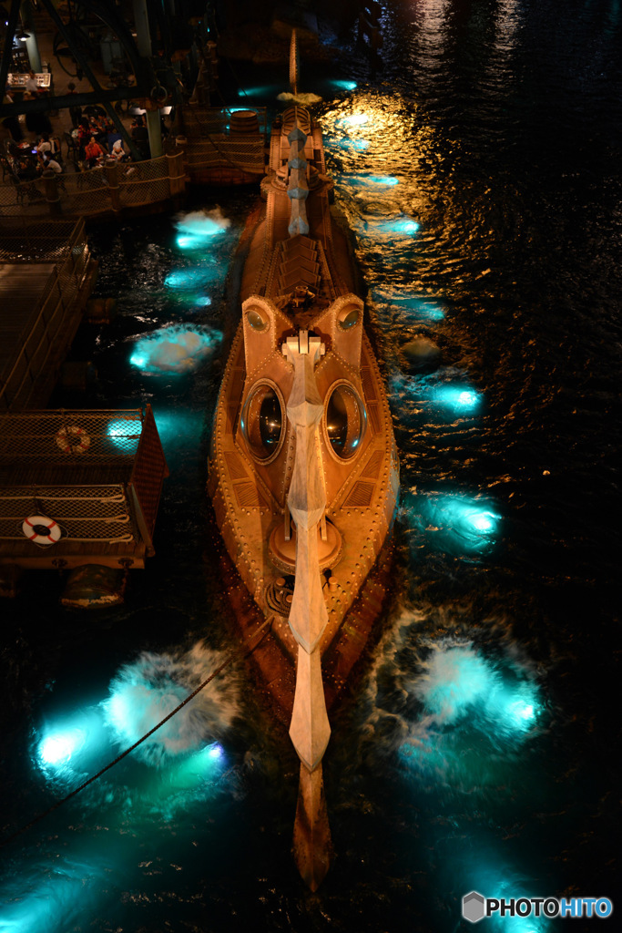 2014年9月の風景 夜のノーチラス号