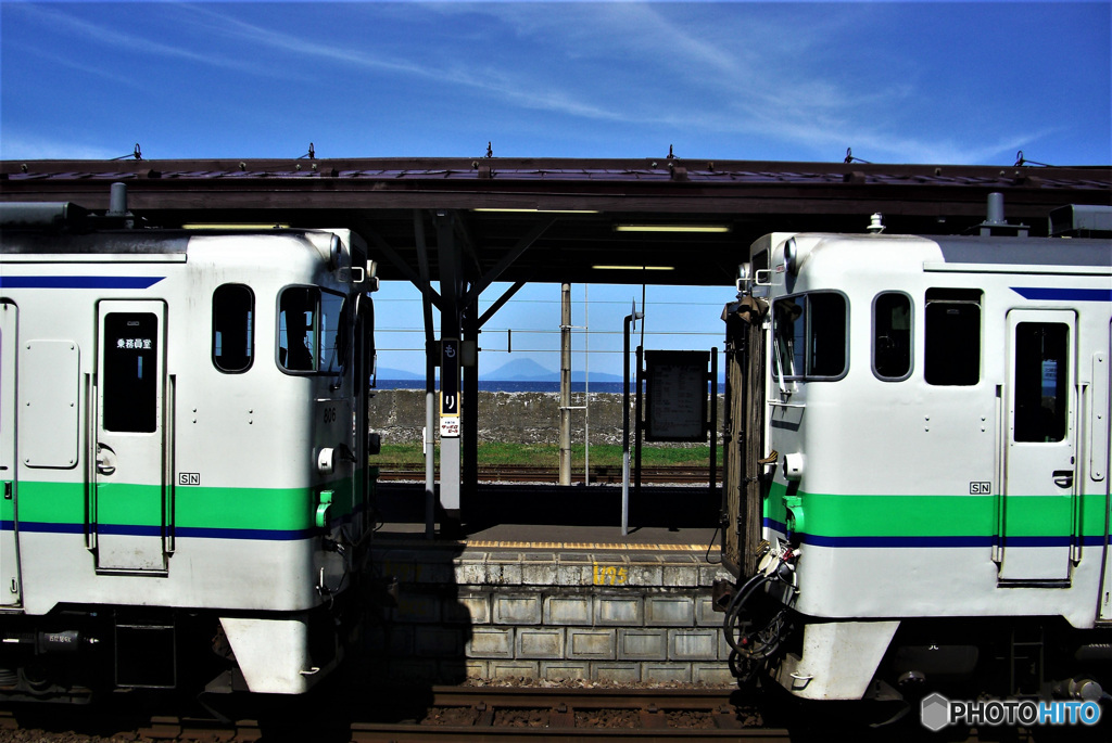 2008年に撮影 ④ 森駅にて