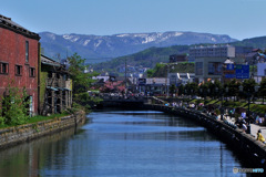 思い出の風景 5月の小樽運河