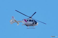 きょうTV asahiの報道ヘリが家の上空に来ていました　事故が有ったみたいです