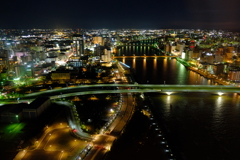 新潟市の夜景