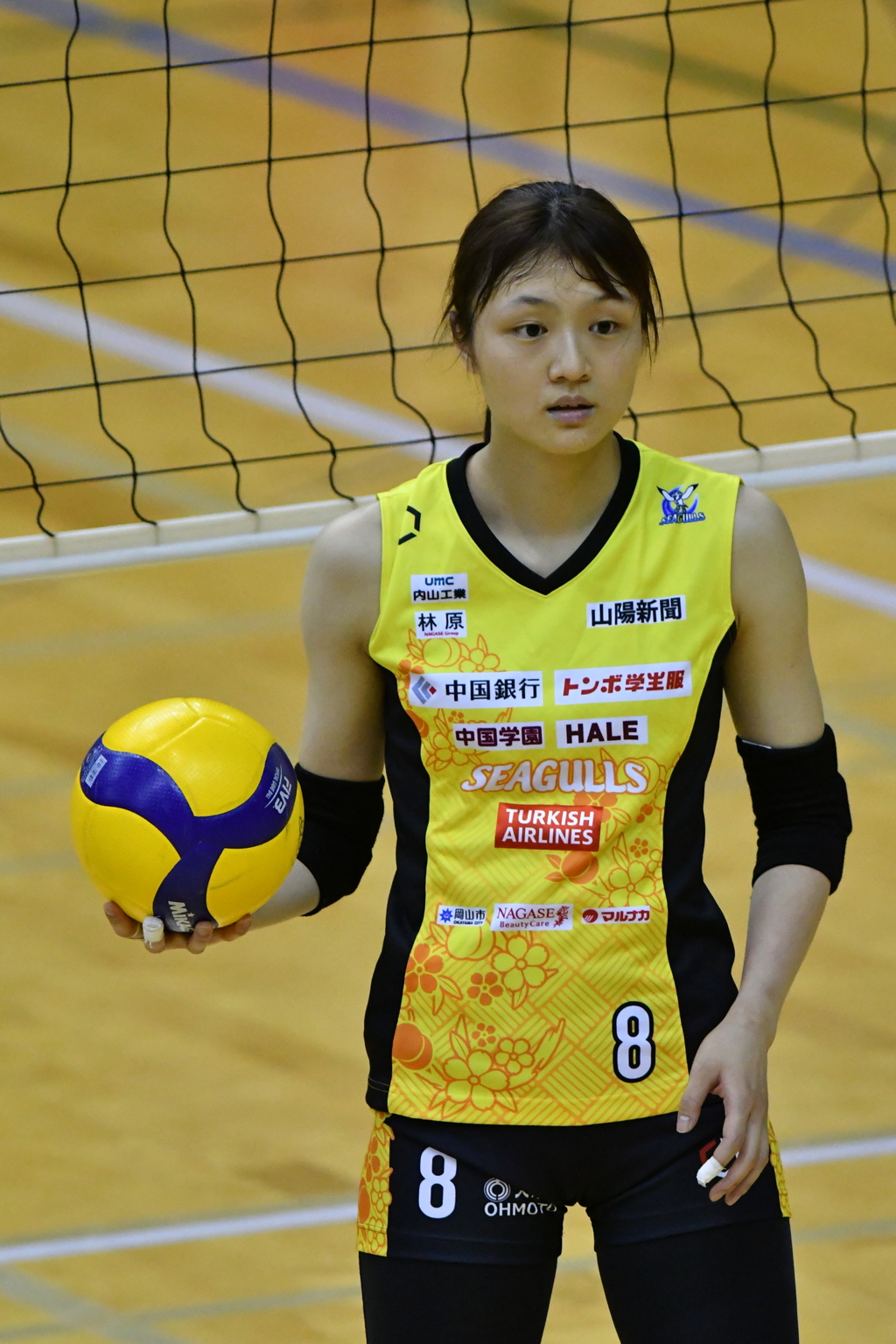 岡山シーガルス　及川真夢選手