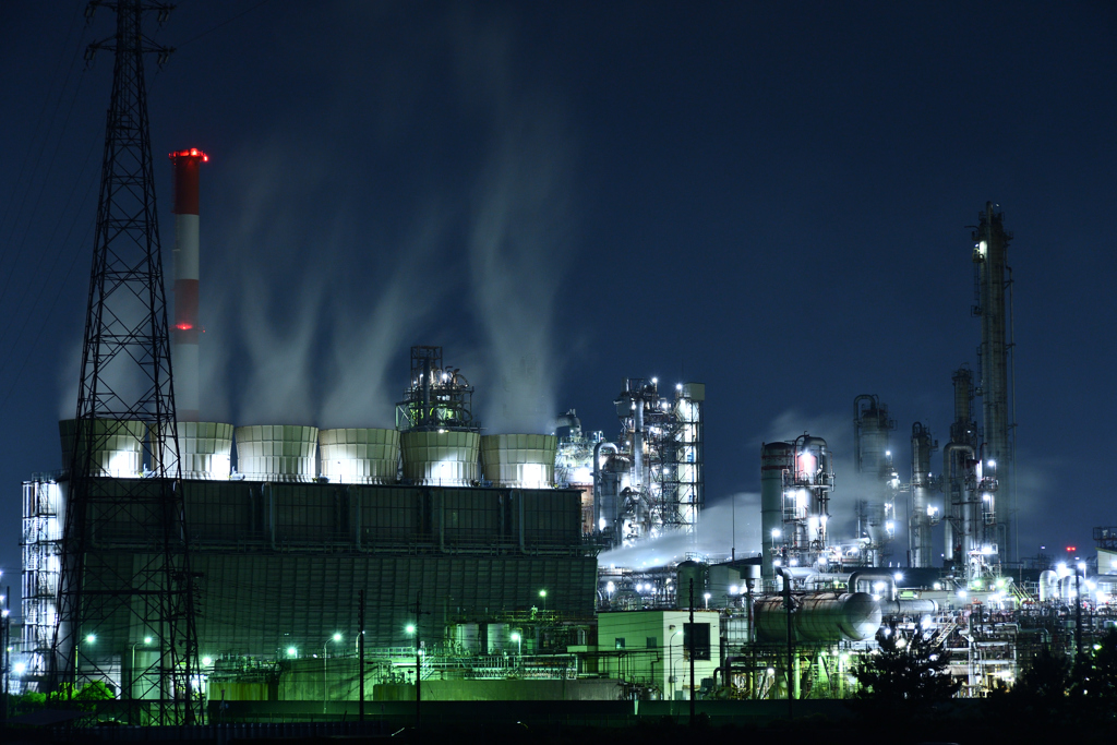 四日市工場夜景　塩浜地区　C