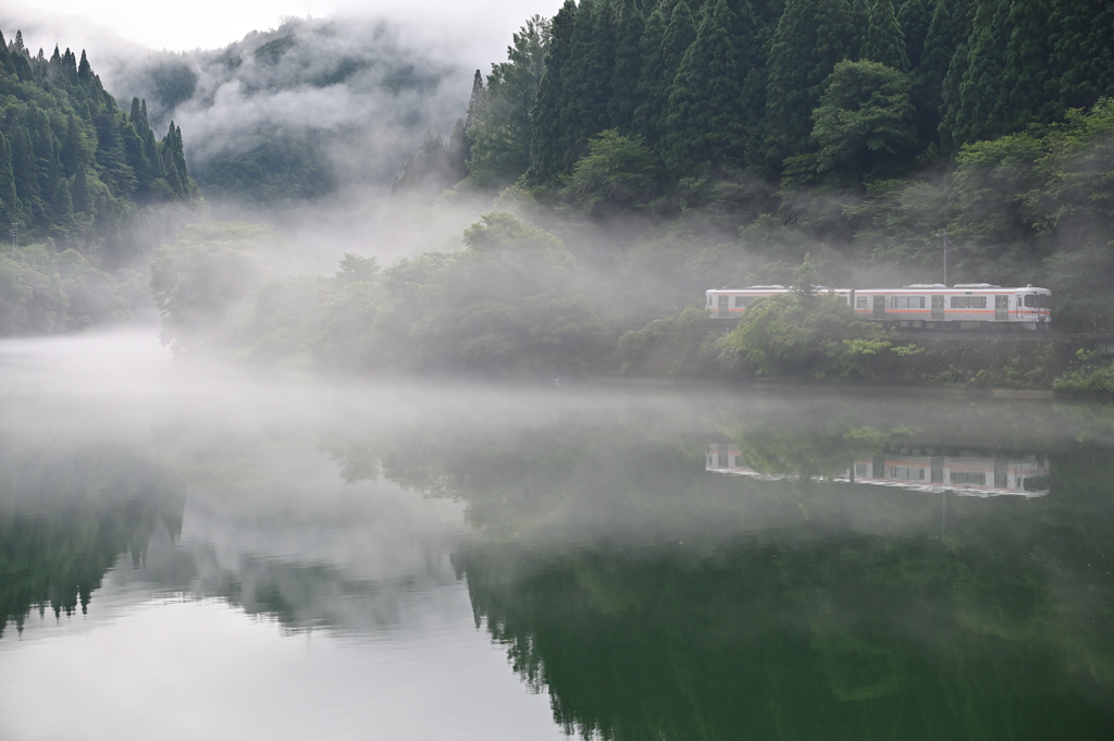 霧に包まれて