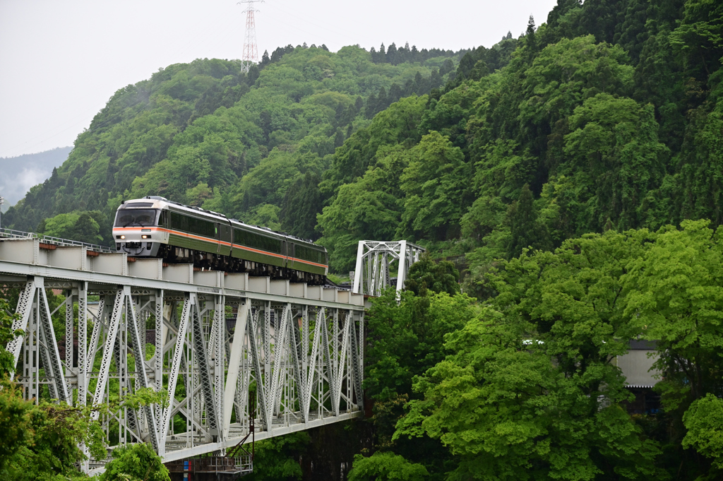 雨の笹津橋