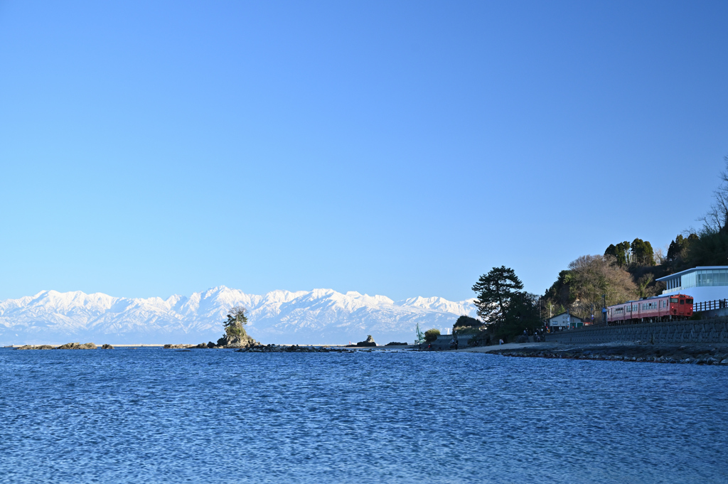 立山連峰とたらこ