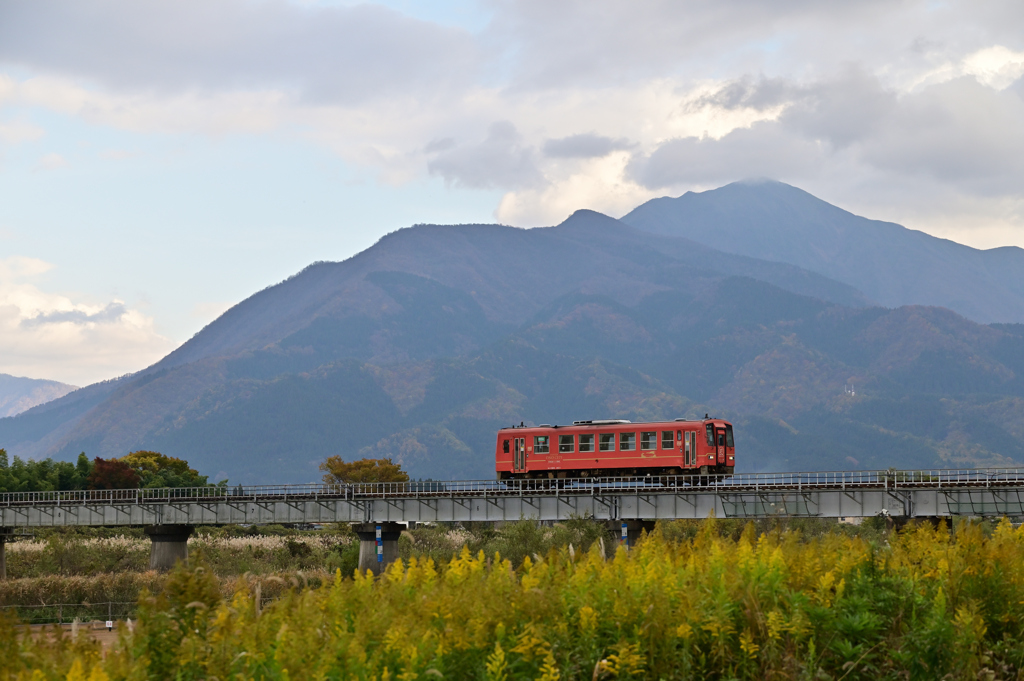 荒島岳と越美北線