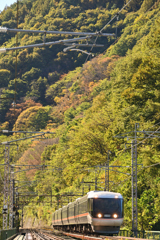 紅葉の木曽路　参