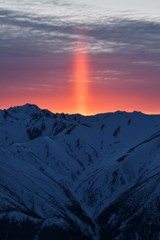 燕岳の太陽