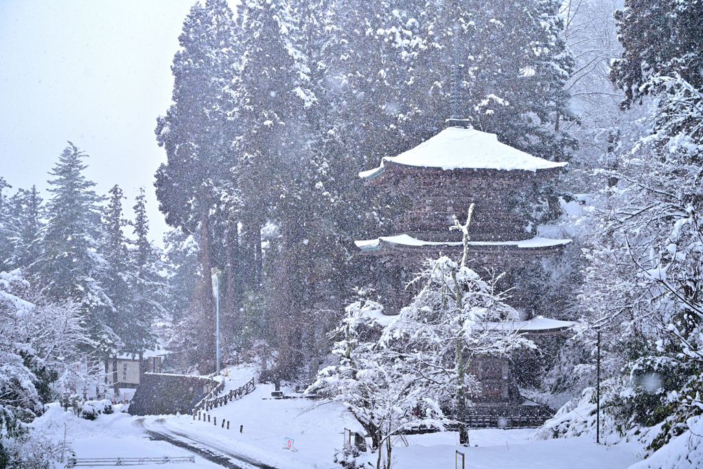 2026　雪の慈恩寺