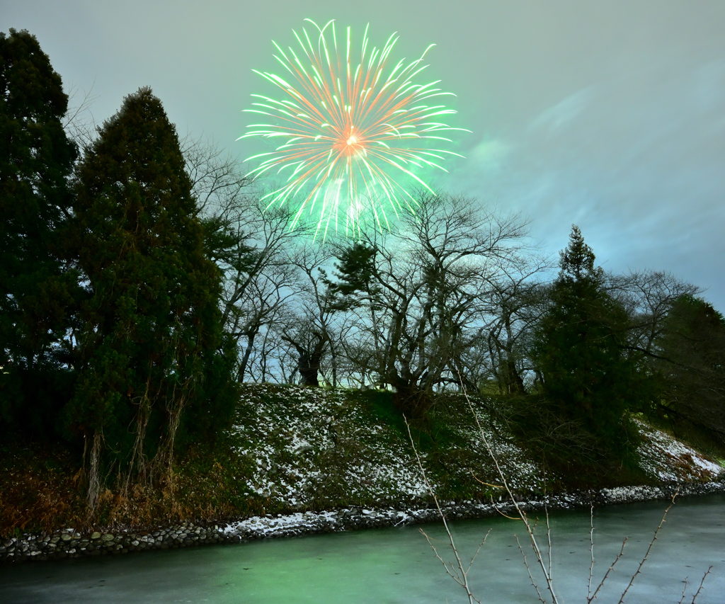 「第11回ウインターフェスティバル　山形冬の花火大会　in 霞城公園」