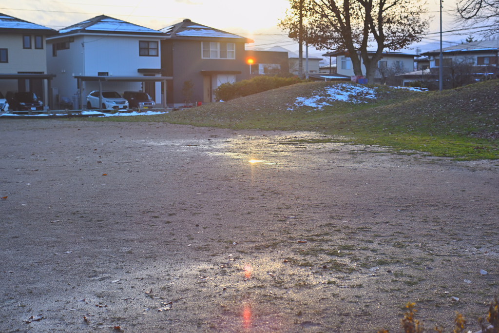 2024年末の夕暮れ①