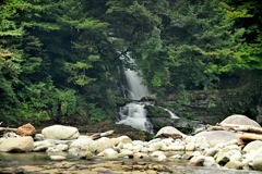 朝日川　五枚田の滝①