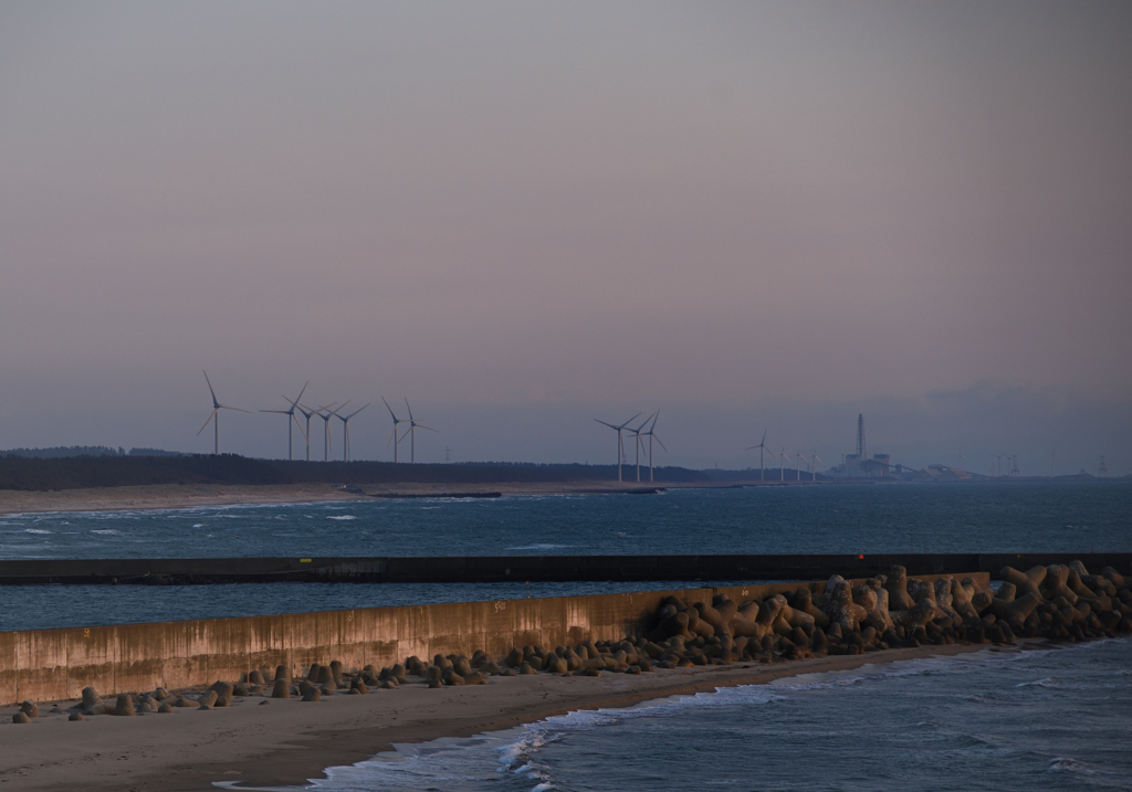 吹浦港から酒田北港へ