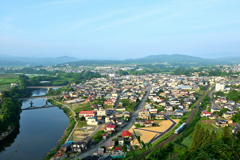 夏至の朝でも左沢の時間はゆっくり