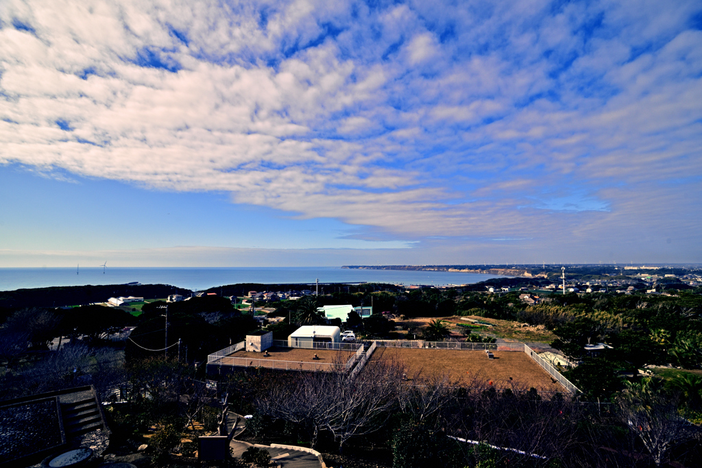 地球の丸く見える丘展望館