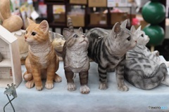 猫のオブジェ