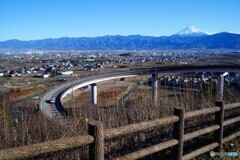 山梨県側からの富士山