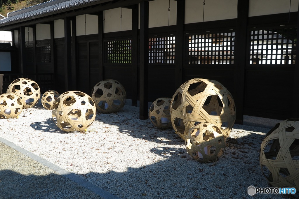 宿場　竹灯り