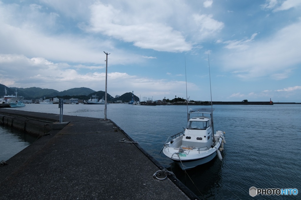 焼津港にて