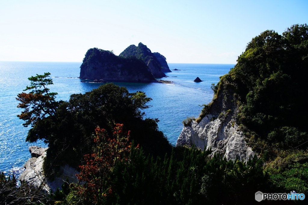 西伊豆　堂ヶ島付近