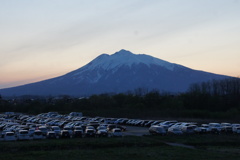 弘前の岩木山