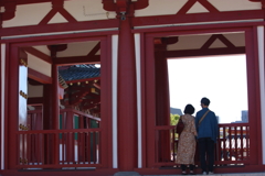 四天王寺での語らい