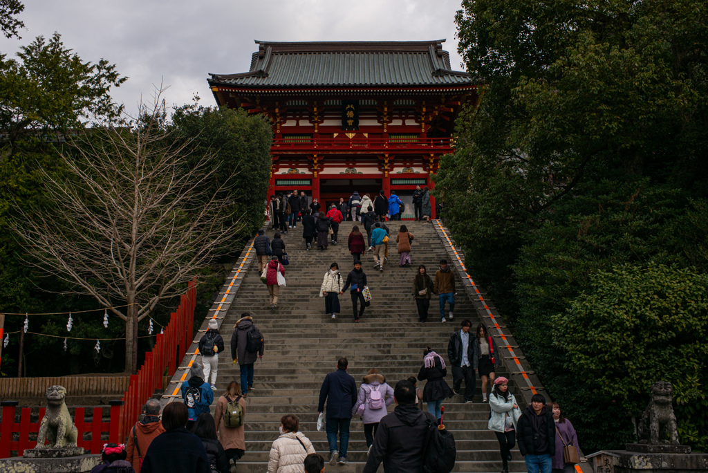 師走の八幡宮