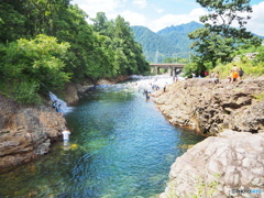 鱒止まり　透明感