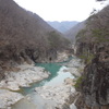 龍王峡　虹見橋より上流
