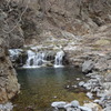 龍王峡　竪琴の滝