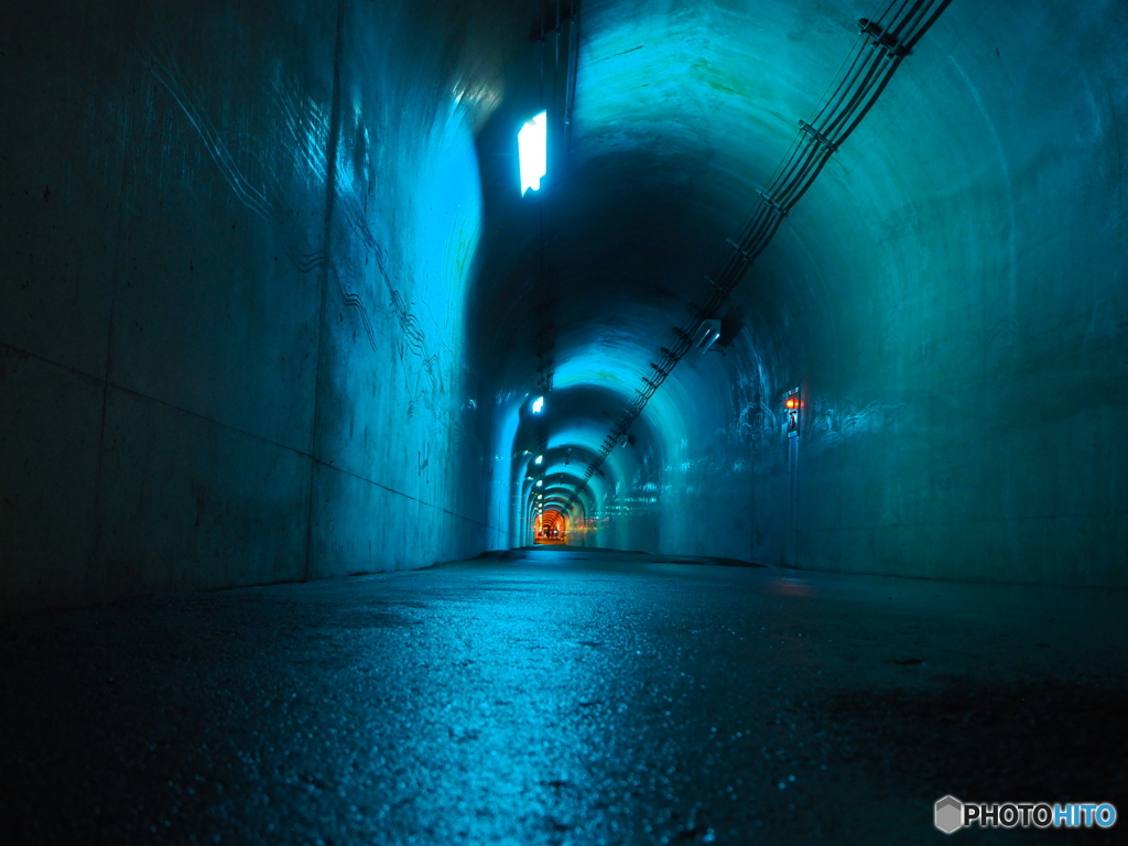 清津峡　トンネル