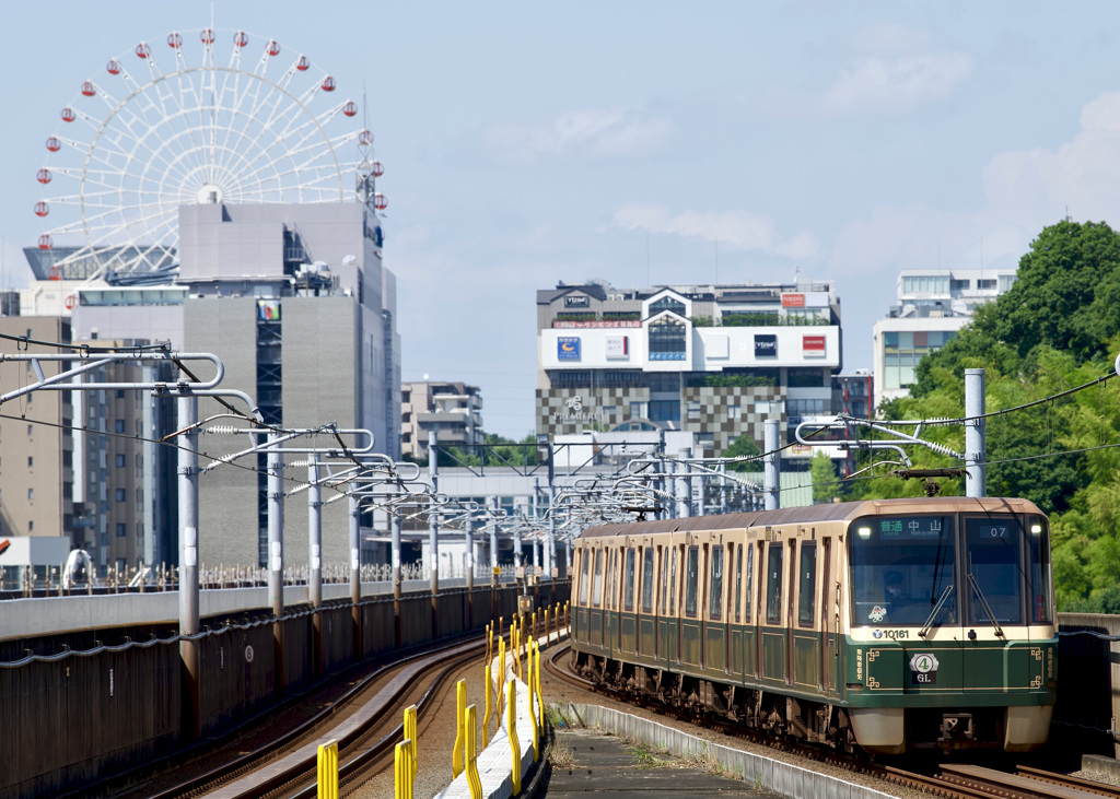 鉄道と観覧車