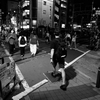 The busy crossing in a small town.