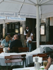 A cafe in Munich.