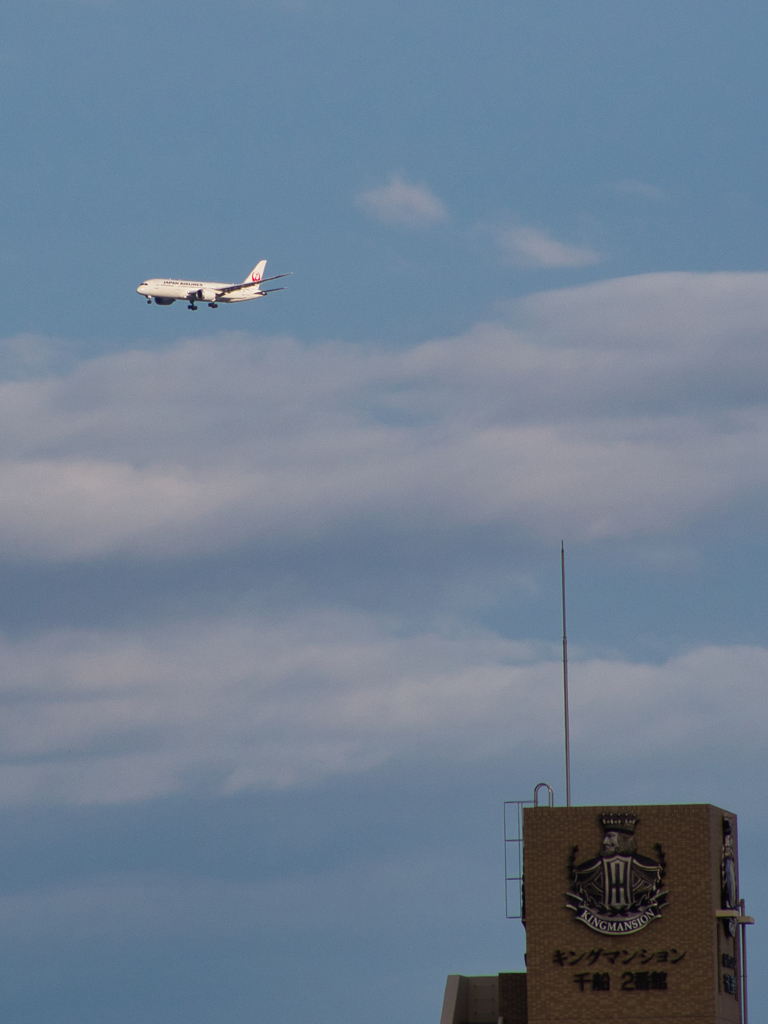 あ、飛行機