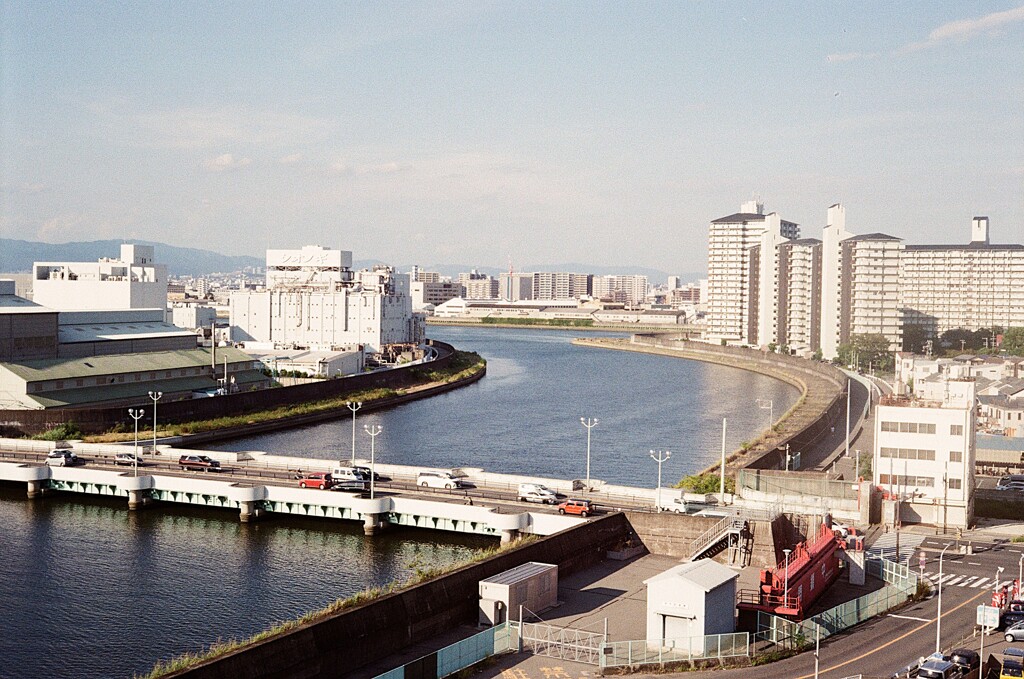 左門渡川を望む